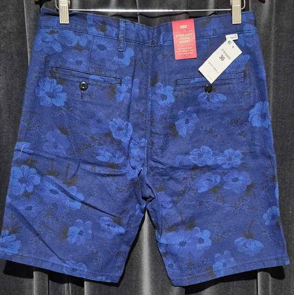 Levi's Blue Chino Shorts - Picture 3 of 5